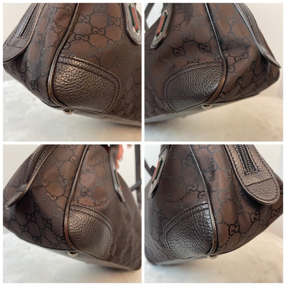 EUC, GUCCI SHERRY LINE GG CANVAS SHOULDER BAG. Authenticity included - Picture 11 of 16